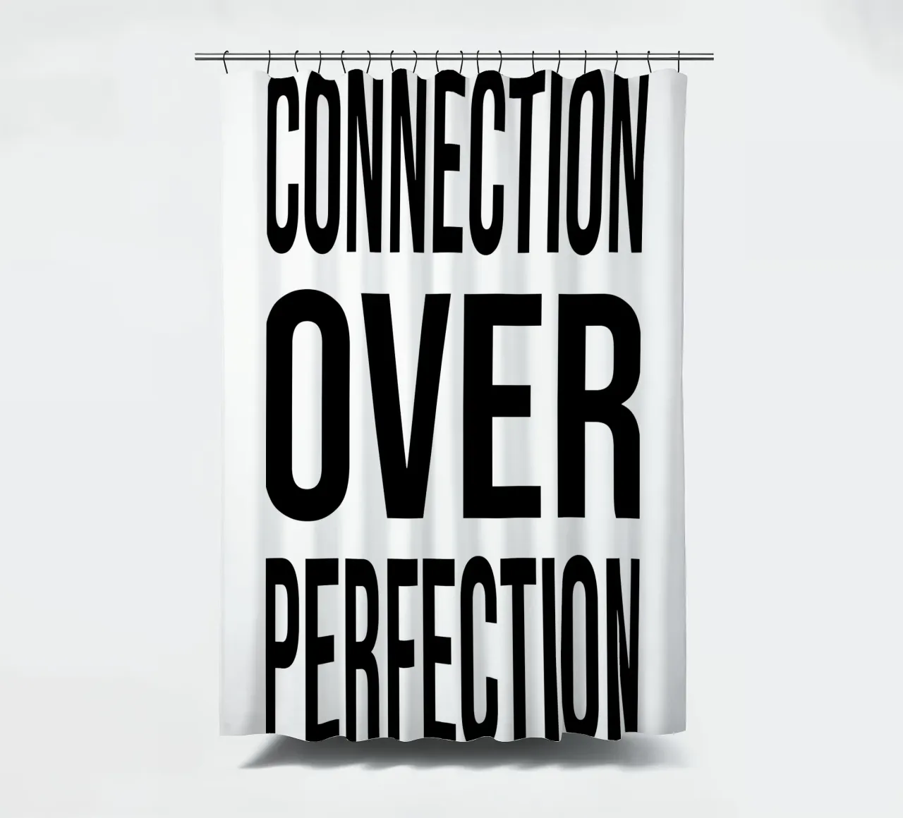 OVER Series- bold letters, brave values (5 colors) tenda da doccia da OVER SERIES