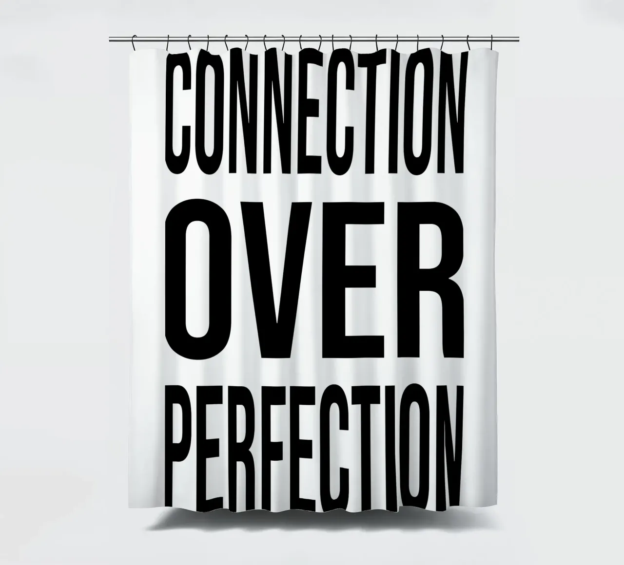 OVER Series- bold letters, brave values (5 colors) tenda da doccia da OVER SERIES