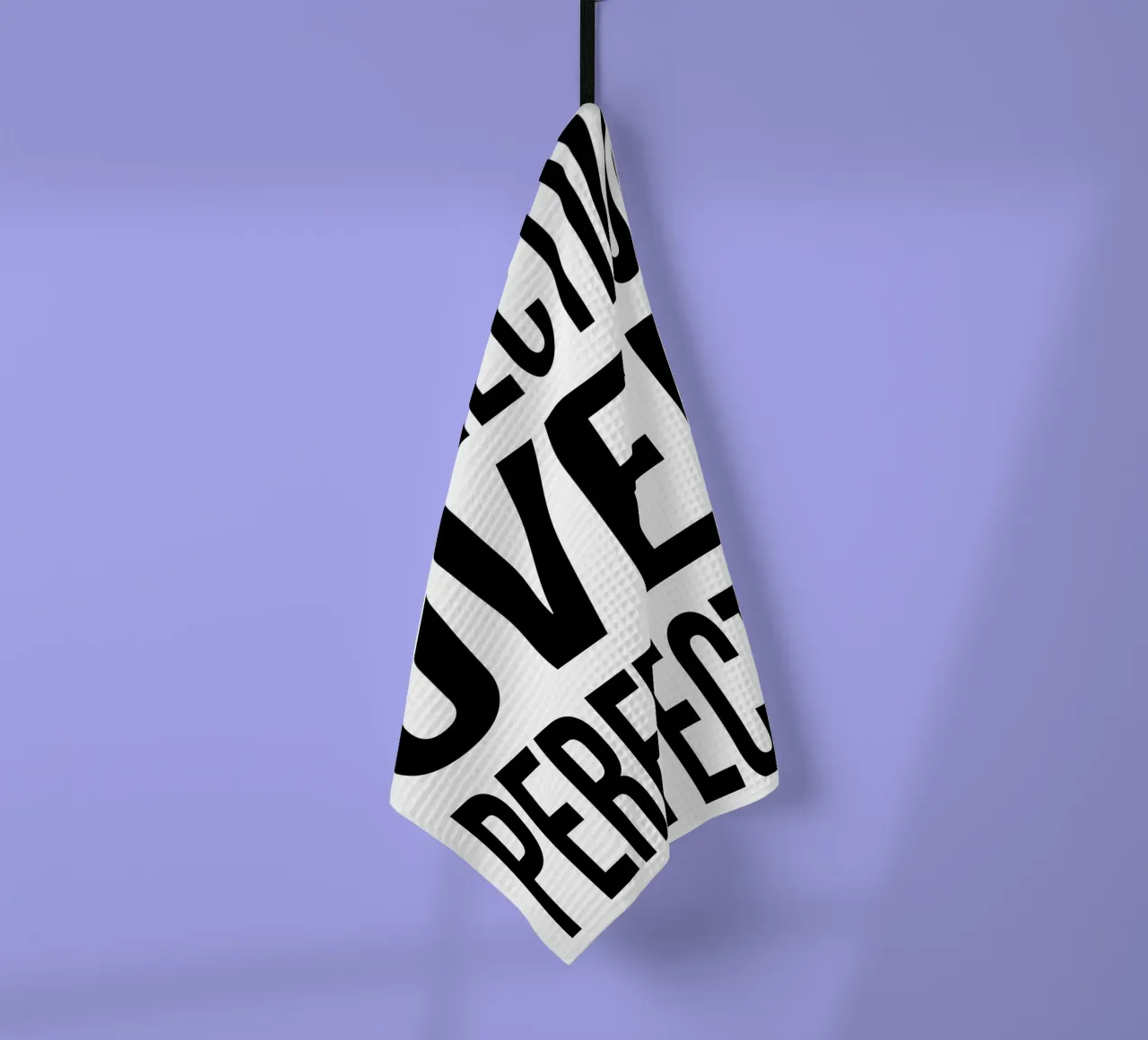 OVER Series- bold letters, brave values (5 colors) canovaccio da cucina da OVER SERIES