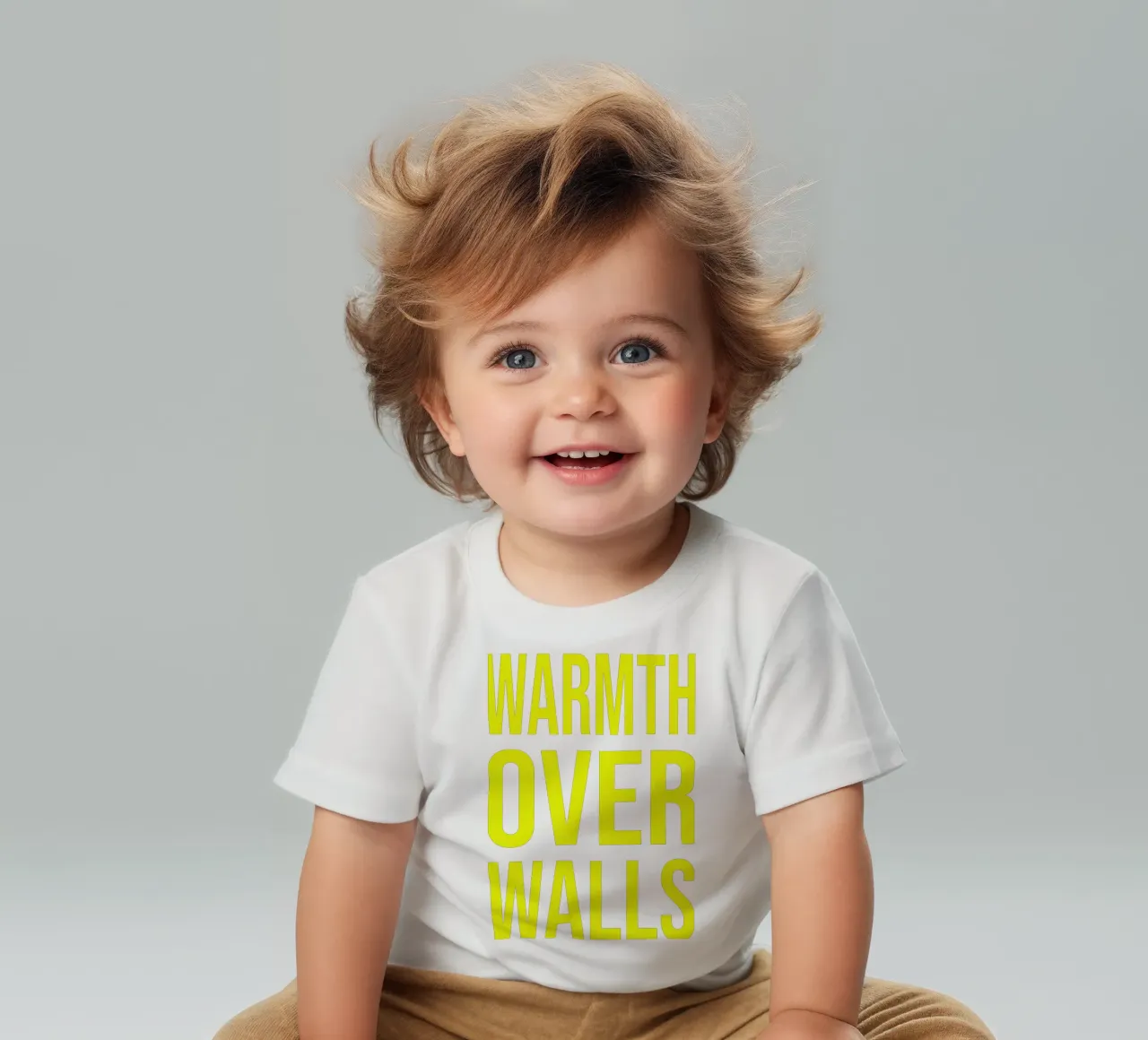 OVER Series- bold letters, brave values (5 colors) maglietta neonato da OVER SERIES