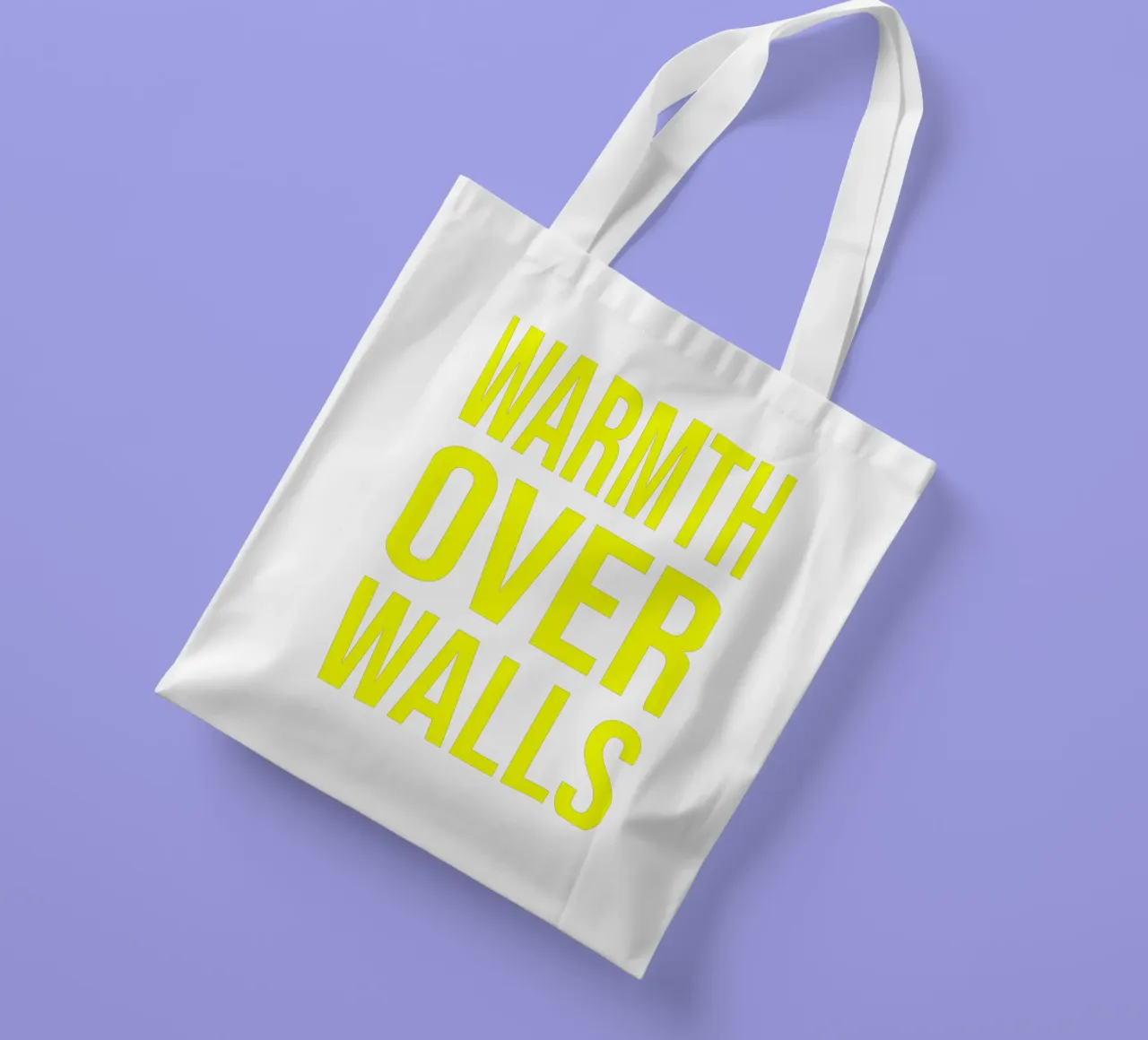 OVER Series- bold letters, brave values (5 colors) borsa in juta da OVER SERIES
