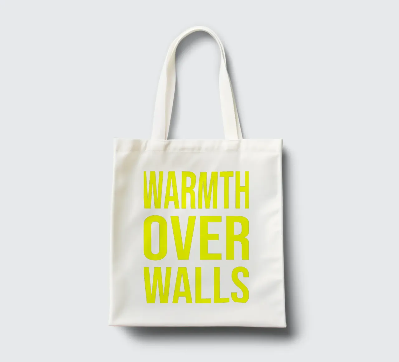 OVER Series- bold letters, brave values (5 colors) borsa in juta da OVER SERIES