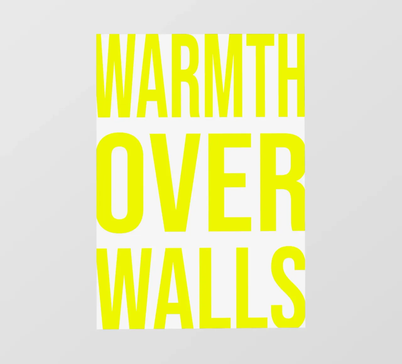 OVER Series- bold letters, brave values (5 colors) pellicola backlit da OVER SERIES