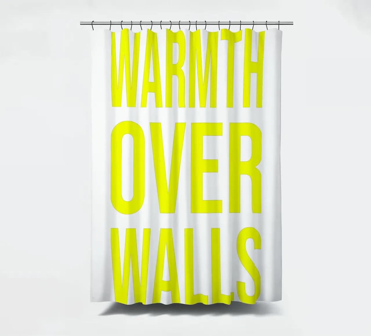 OVER Series- bold letters, brave values (5 colors) tenda da doccia da OVER SERIES
