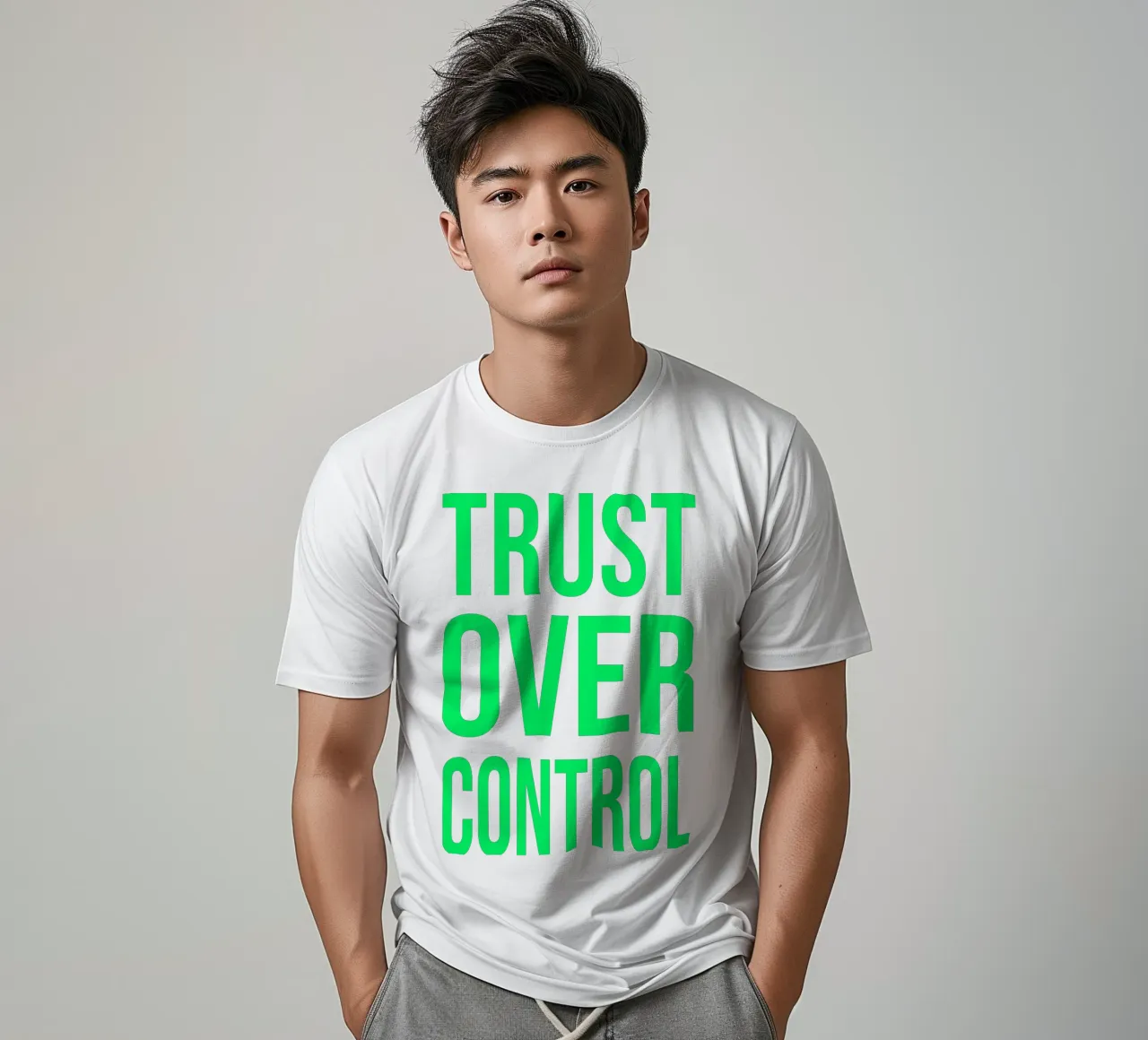 OVER Series- bold letters, brave values (5 colors) t-shirt da OVER SERIES
