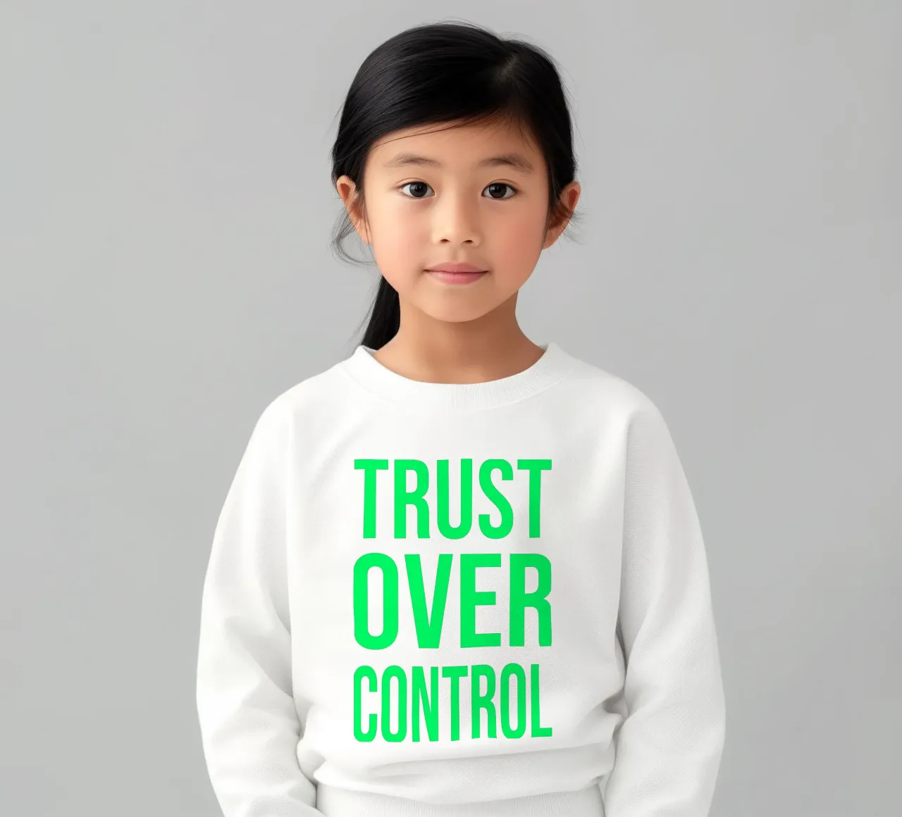 OVER Series- bold letters, brave values (5 colors) felpa bambino da OVER SERIES