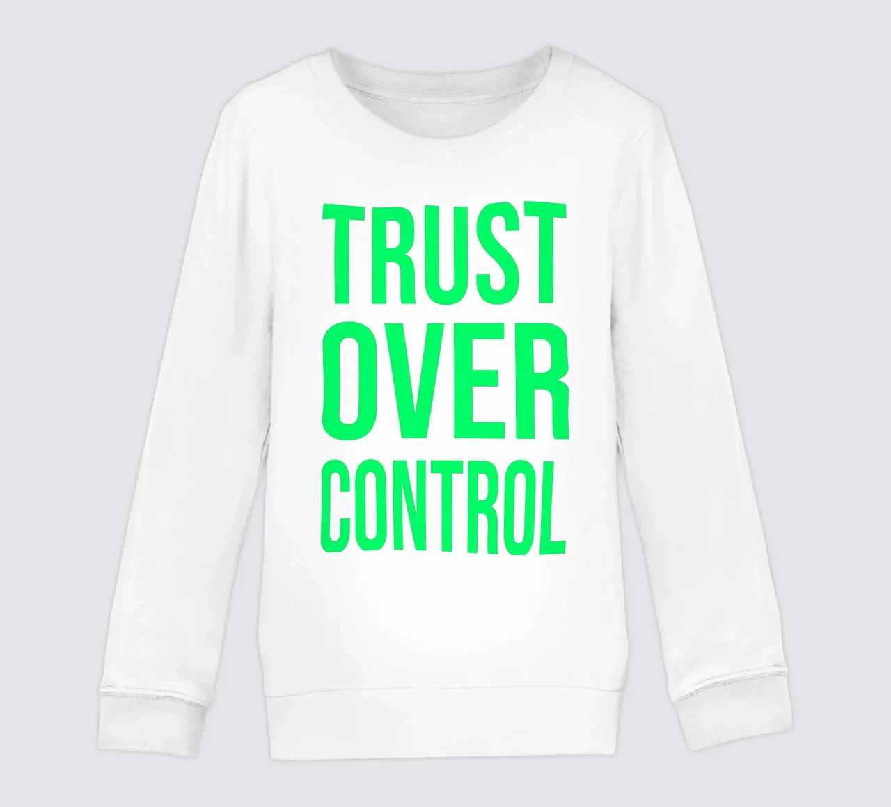 OVER Series- bold letters, brave values (5 colors) felpa bambino da OVER SERIES