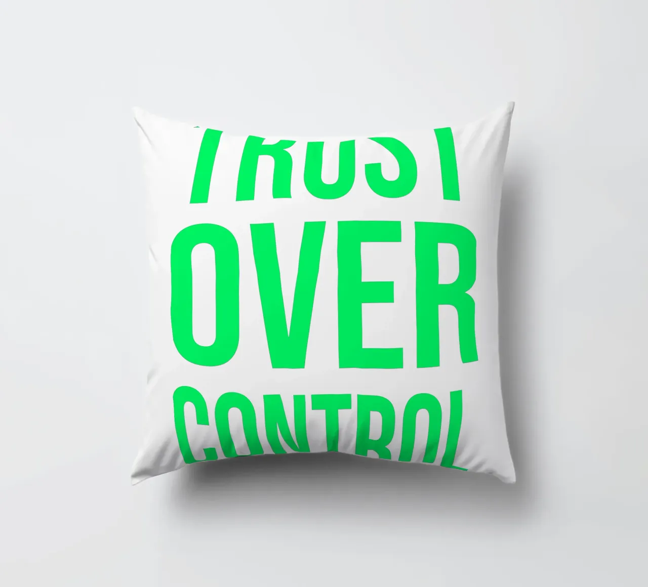 OVER Series- bold letters, brave values (5 colors) cuscino da OVER SERIES