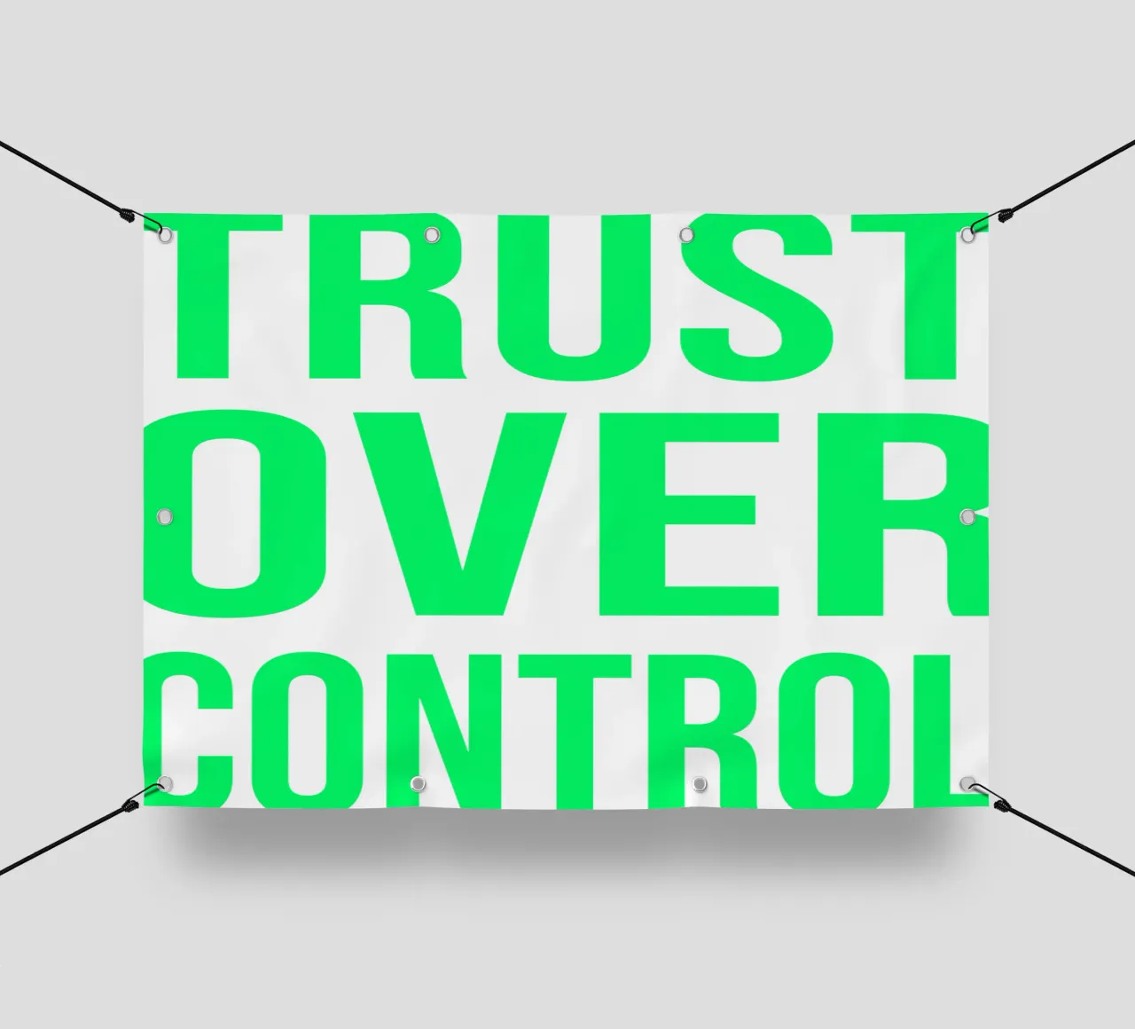 OVER Series- bold letters, brave values (5 colors) telo in pvc da OVER SERIES