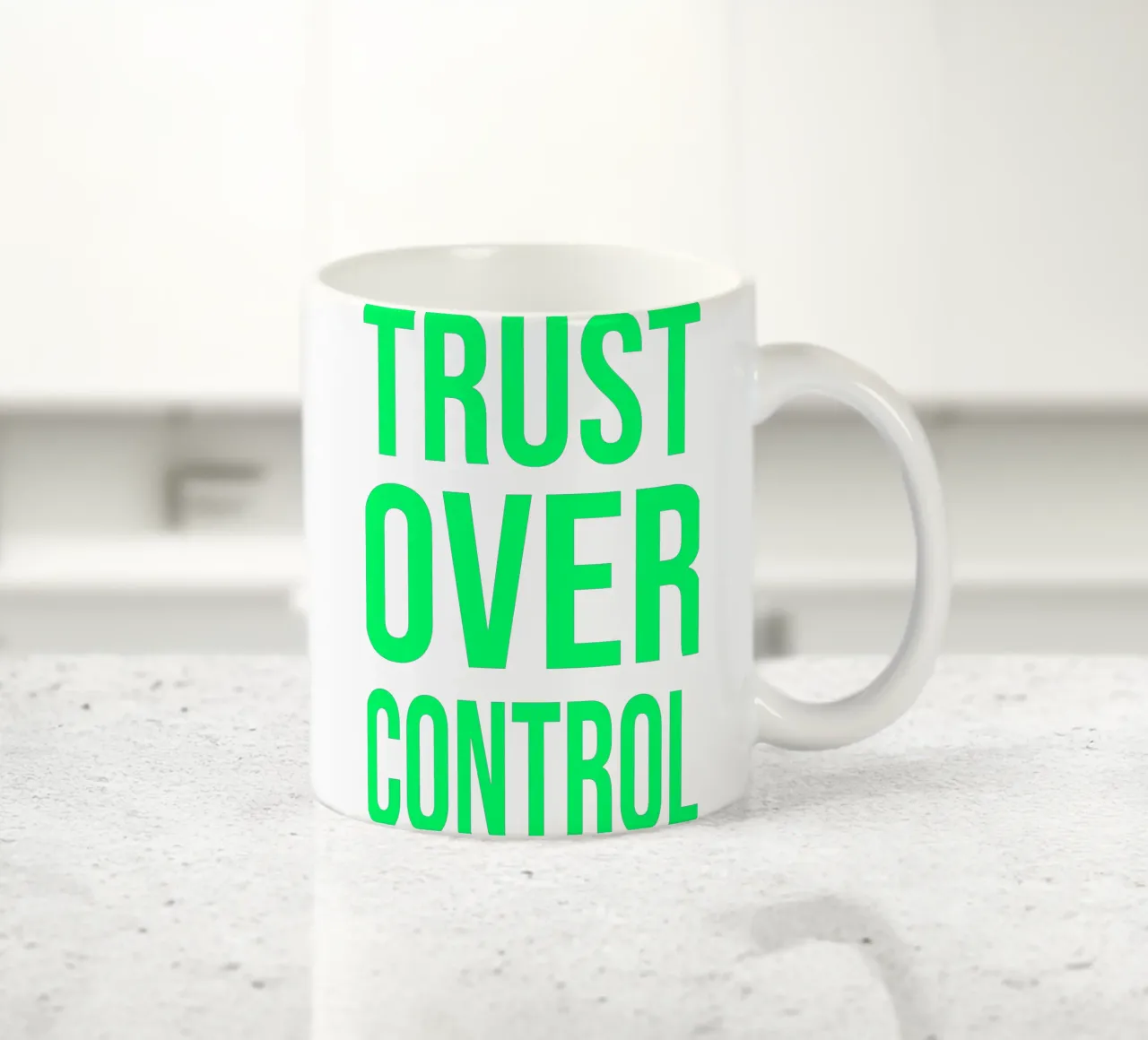 OVER Series- bold letters, brave values (5 colors) tazza in ceramica da OVER SERIES