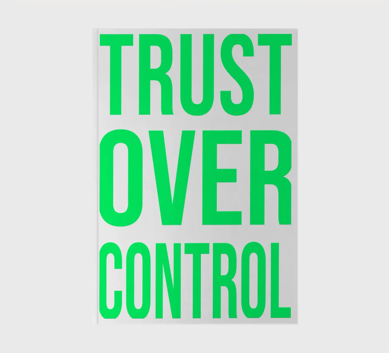 OVER Series- bold letters, brave values (5 colors) carnet de notes de OVER SERIES