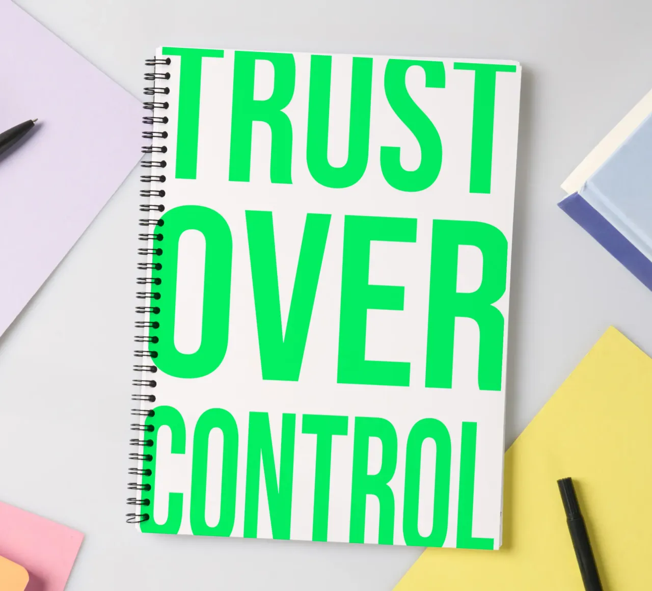 OVER Series- trust over control (5 colors) diario ad anelli da OVER SERIES