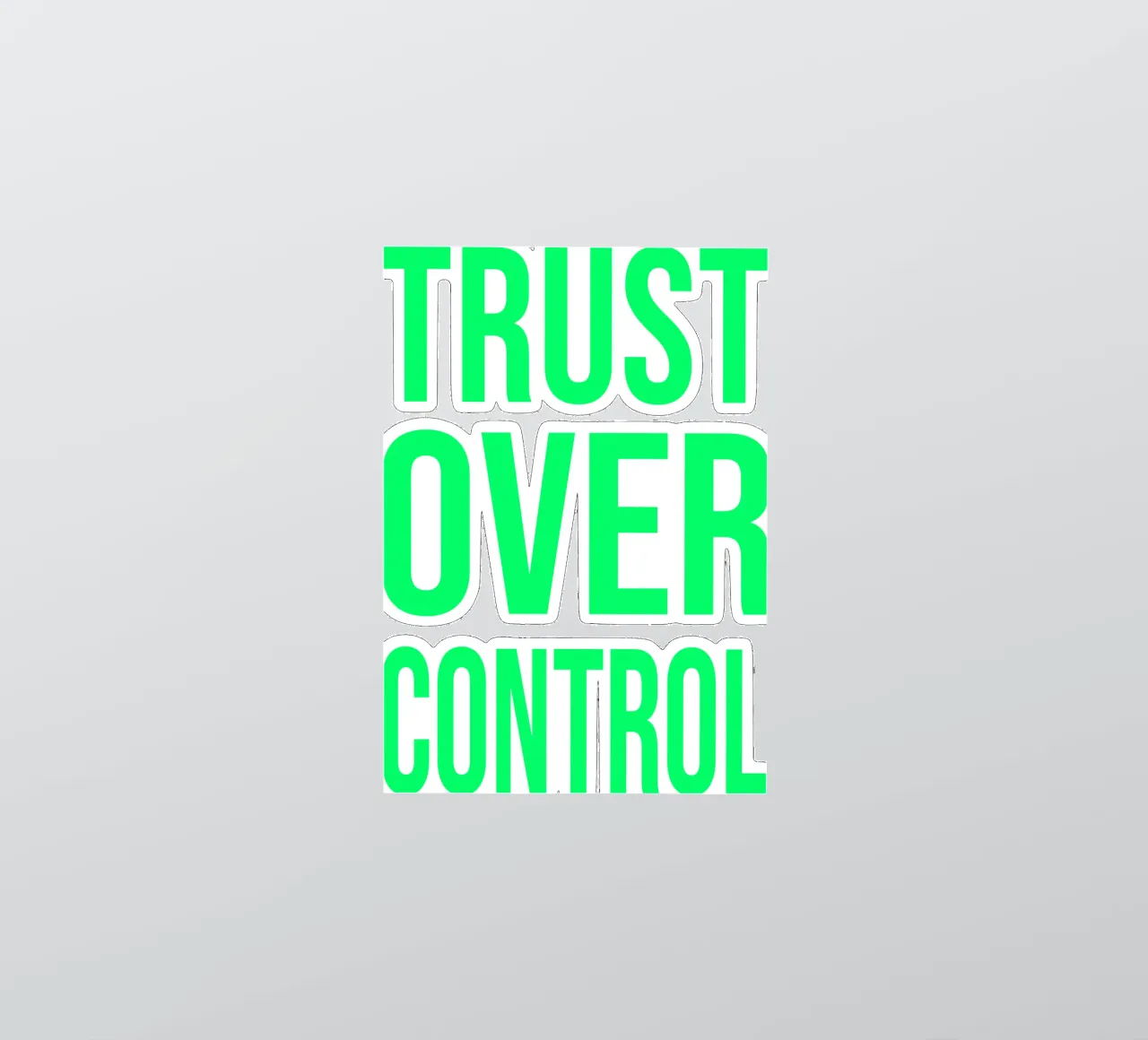 OVER Series- bold letters, brave values (5 colors) adesivo da OVER SERIES