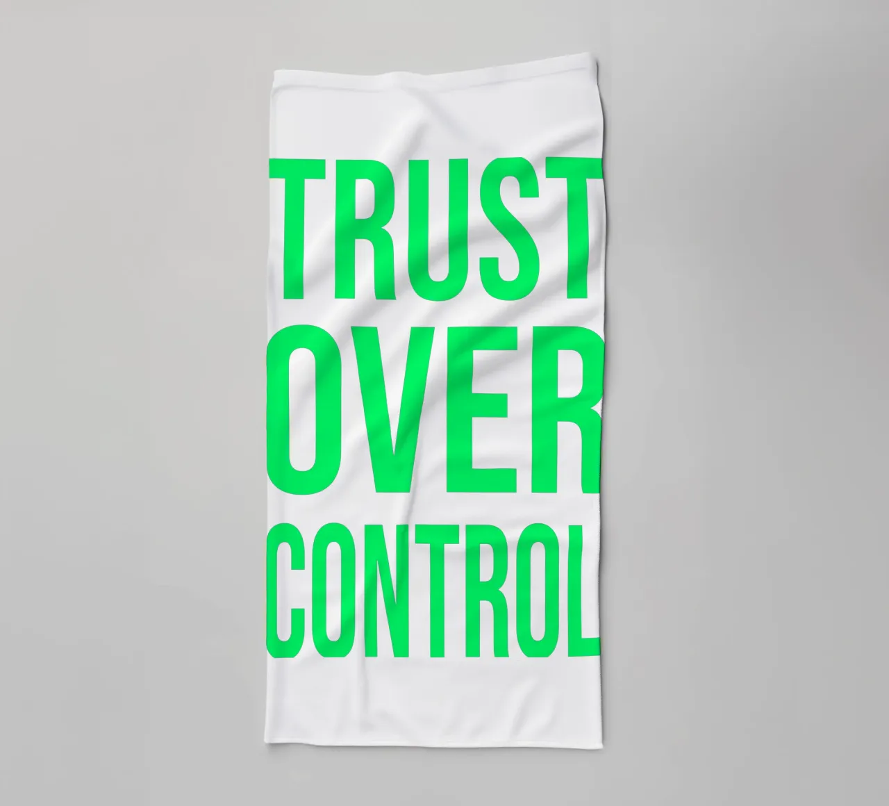OVER Series- bold letters, brave values (5 colors) asciugamano da bagno da OVER SERIES