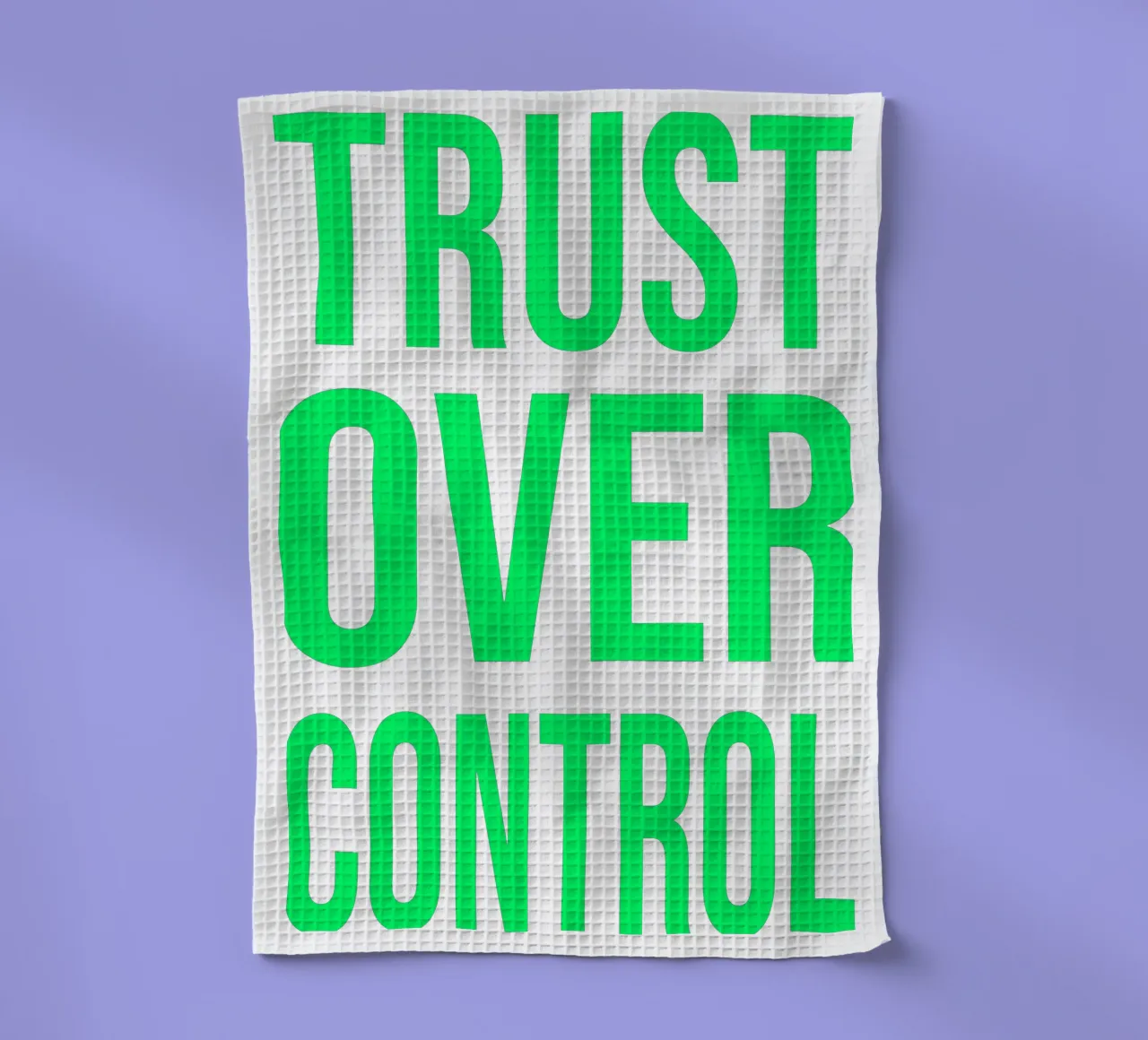 OVER Series- bold letters, brave values (5 colors) canovaccio da cucina da OVER SERIES