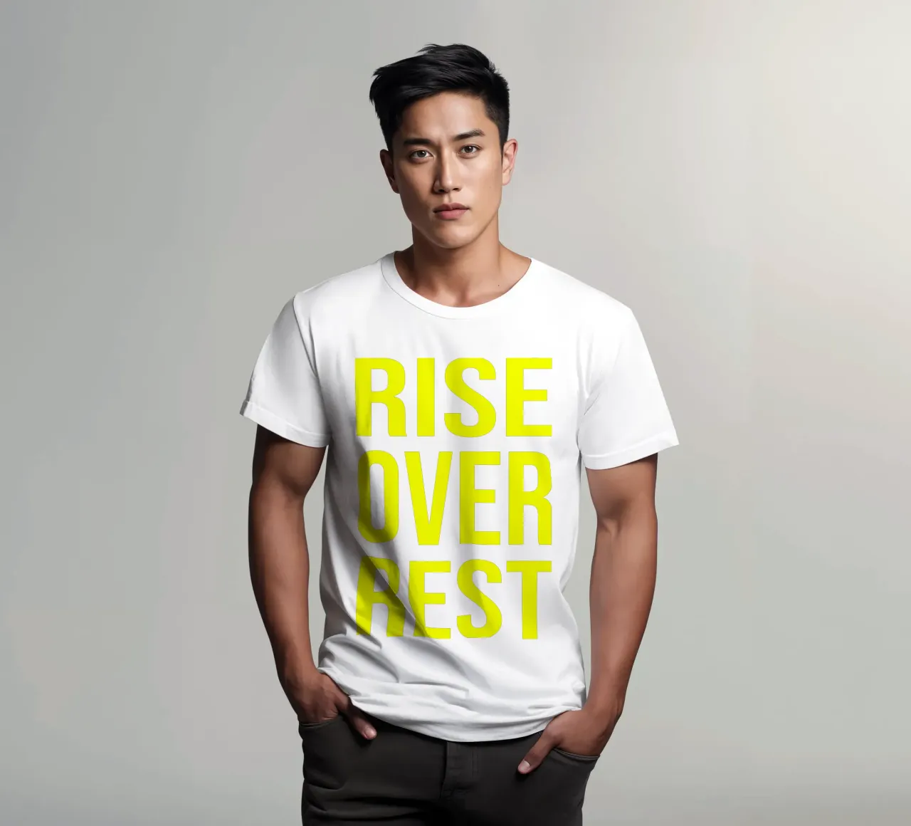 OVER Series- bold letters, brave values (5 colors) t-shirt da OVER SERIES
