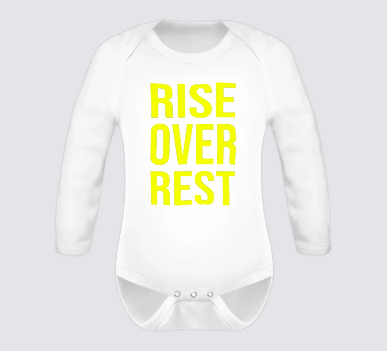 OVER Series- rise over rest (5 colors) body neonato maniche lunghe da OVER SERIES