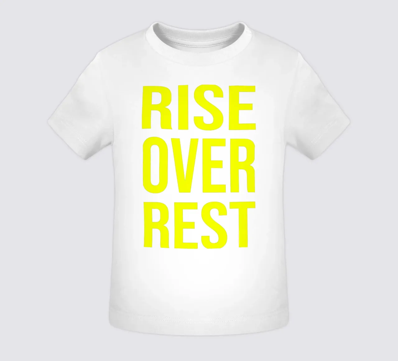 OVER Series- bold letters, brave values (5 colors) maglietta neonato da OVER SERIES