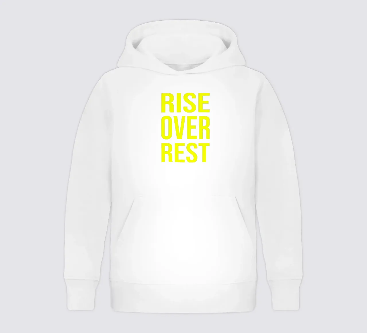 OVER Series- bold letters, brave values (5 colors) felpa bambino con cappuccio da OVER SERIES