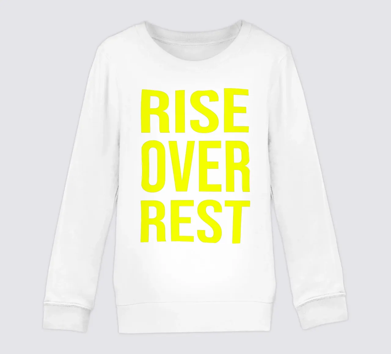 OVER Series- bold letters, brave values (5 colors) felpa bambino da OVER SERIES