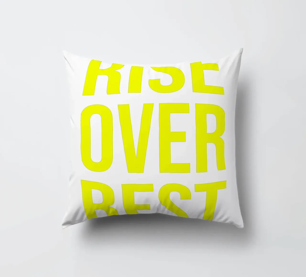 OVER Series- bold letters, brave values (5 colors) cuscino da OVER SERIES