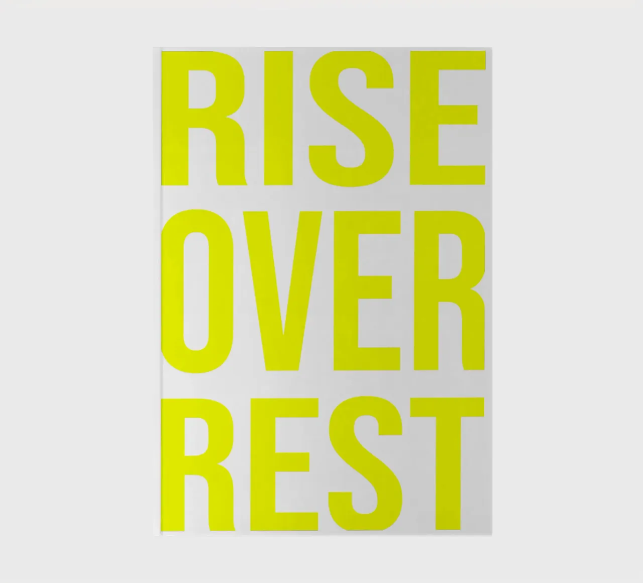 OVER Series- bold letters, brave values (5 colors) carnet de notes de OVER SERIES