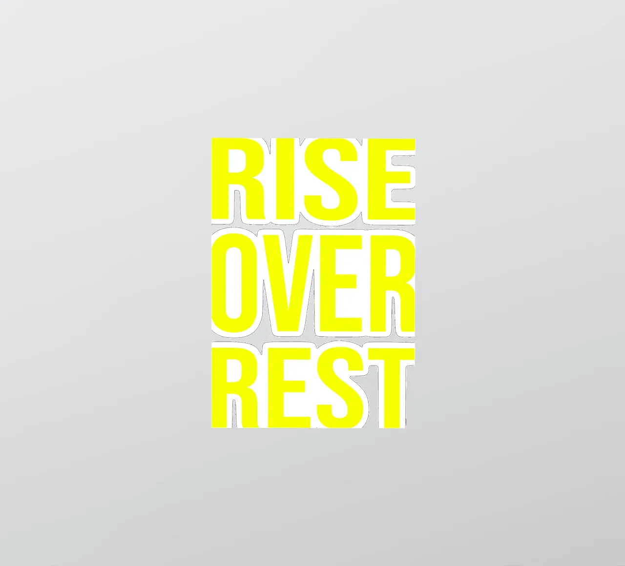 OVER Series- bold letters, brave values (5 colors) adesivo da OVER SERIES