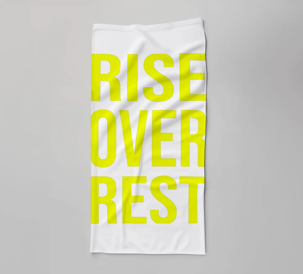 OVER Series- bold letters, brave values (5 colors) asciugamano da bagno da OVER SERIES