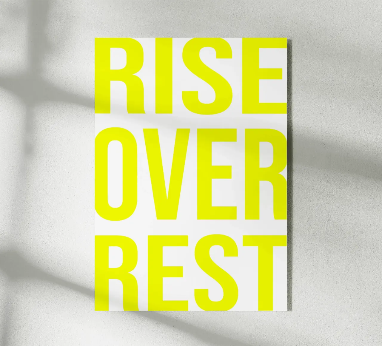 OVER Series- bold letters, brave values (5 colors) plexiglas de OVER SERIES