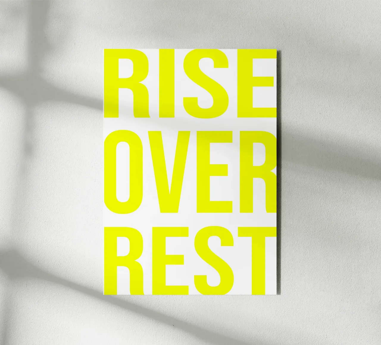 OVER Series- bold letters, brave values (5 colors) alluminio dibond da OVER SERIES