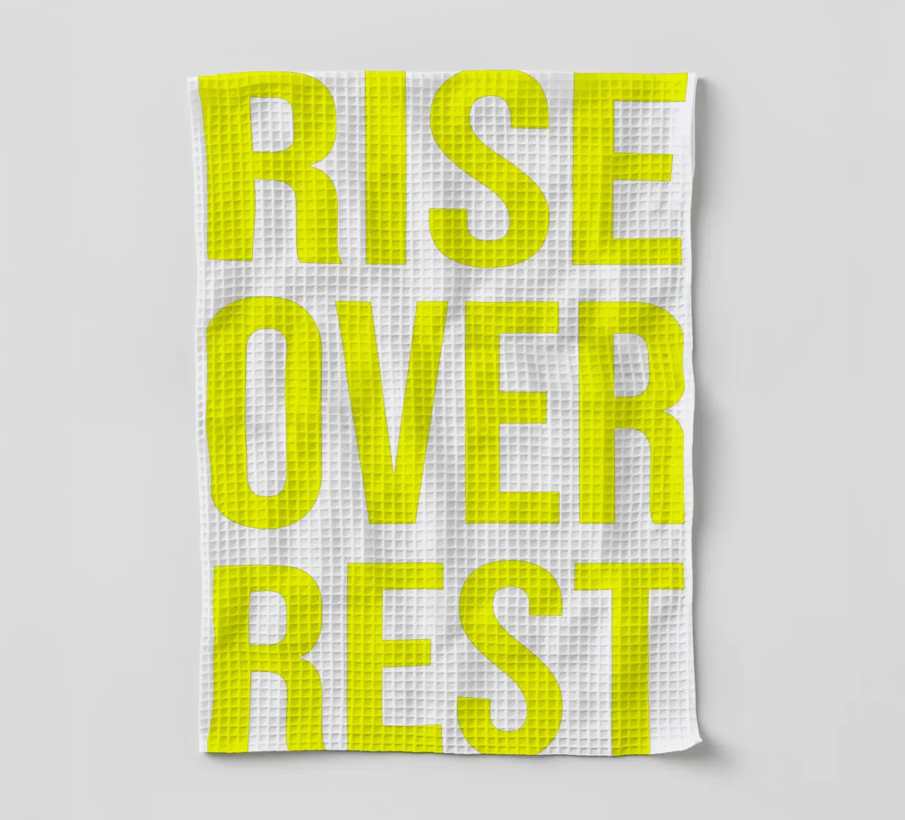 OVER Series- bold letters, brave values (5 colors) canovaccio da cucina da OVER SERIES