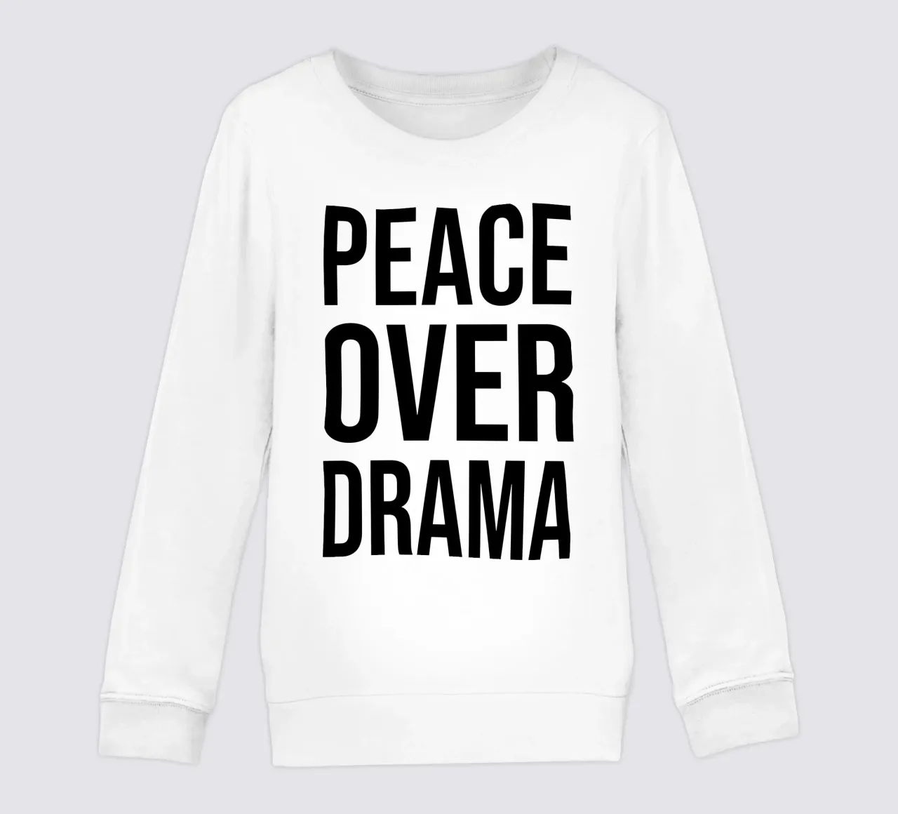 OVER Series- bold letters, brave values (5 colors) felpa bambino da OVER SERIES