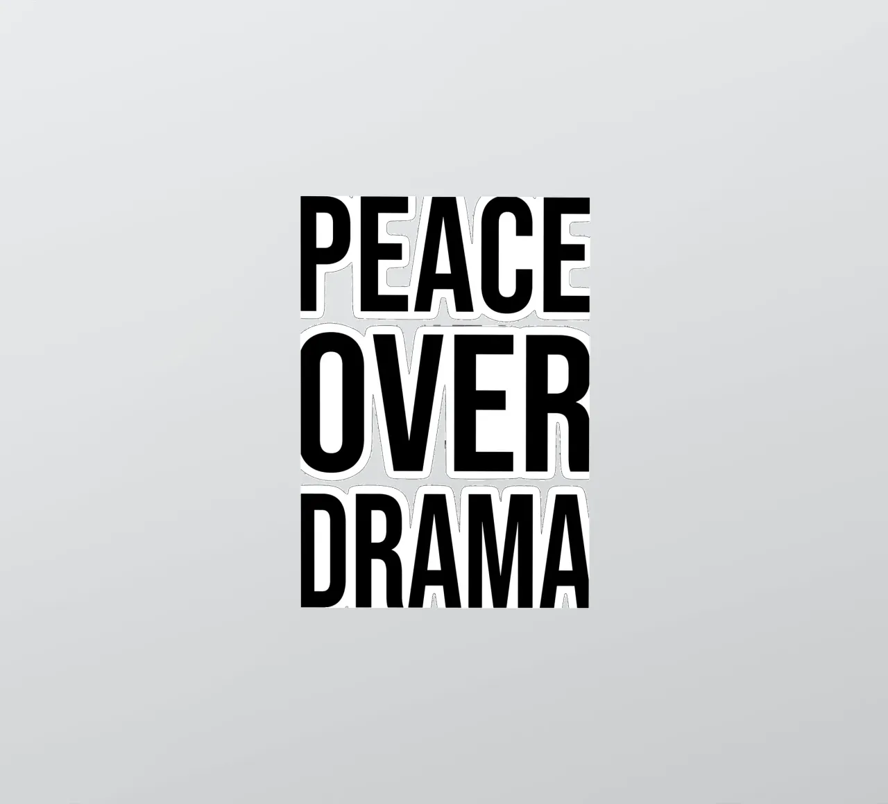 OVER Series- bold letters, brave values (5 colors) adesivo da OVER SERIES