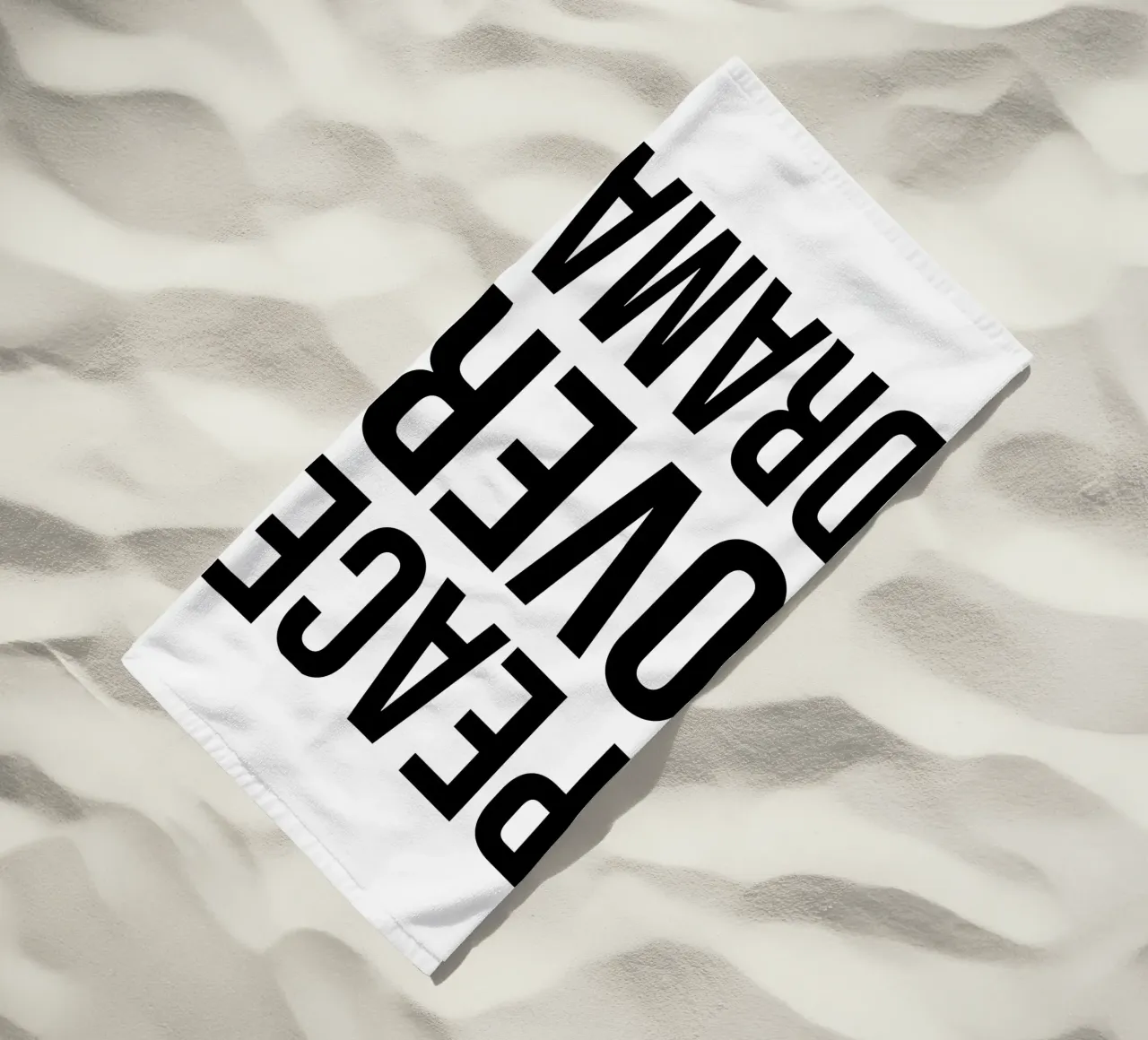 OVER Series- bold letters, brave values (5 colors) telo mare da OVER SERIES
