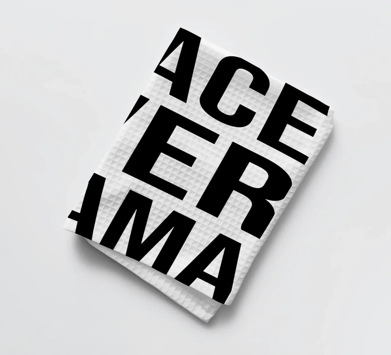 OVER Series- bold letters, brave values (5 colors) canovaccio da cucina da OVER SERIES