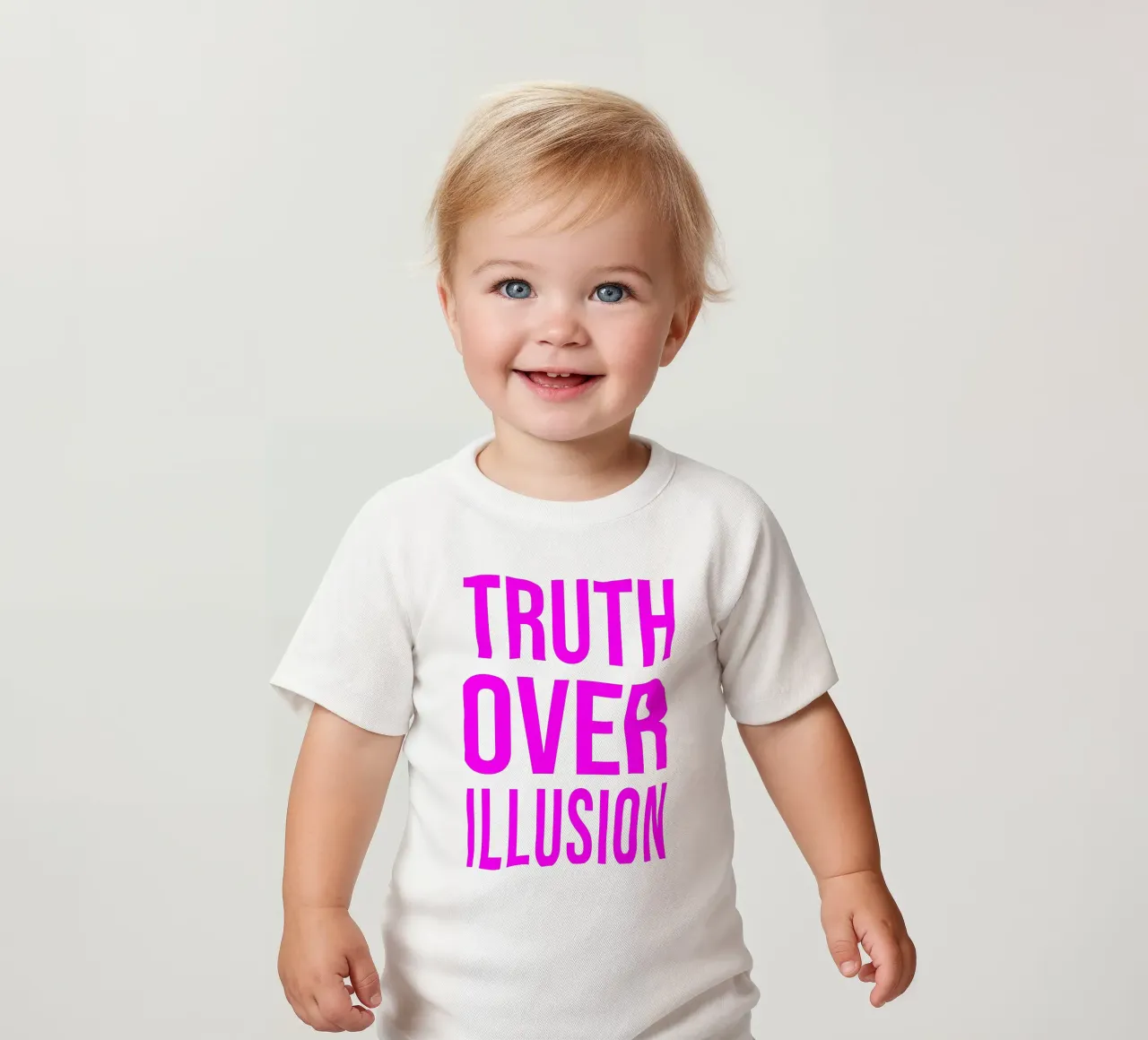 OVER Series- bold letters, brave values (5 colors) maglietta neonato da OVER SERIES