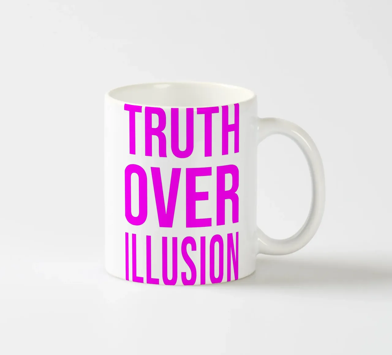 OVER Series- bold letters, brave values (5 colors) tazza in ceramica da OVER SERIES