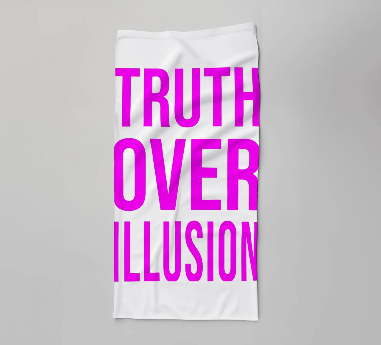 OVER Series- bold letters, brave values (5 colors) asciugamano da bagno da OVER SERIES