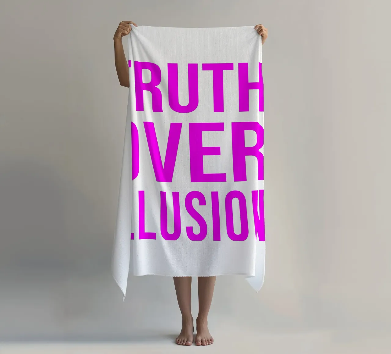 OVER Series- bold letters, brave values (5 colors) telo mare da OVER SERIES