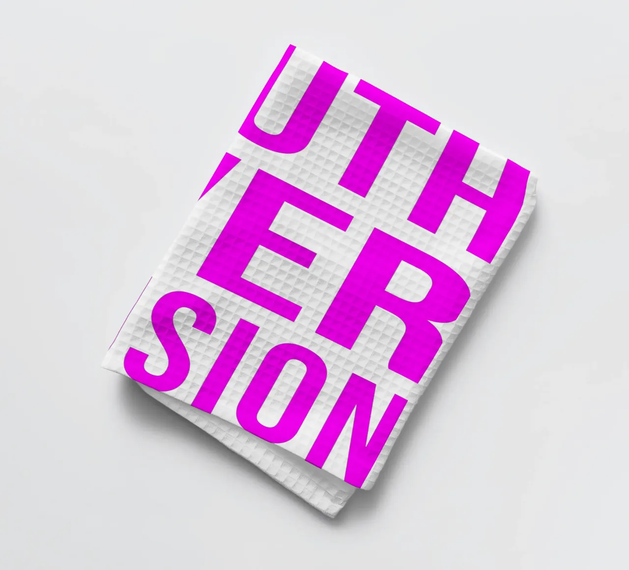 OVER Series- bold letters, brave values (5 colors) torchon de OVER SERIES