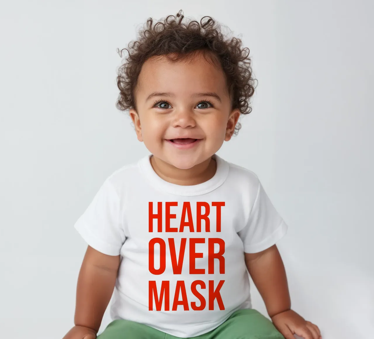 OVER Series- bold letters, brave values (5 colors) maglietta neonato da OVER SERIES