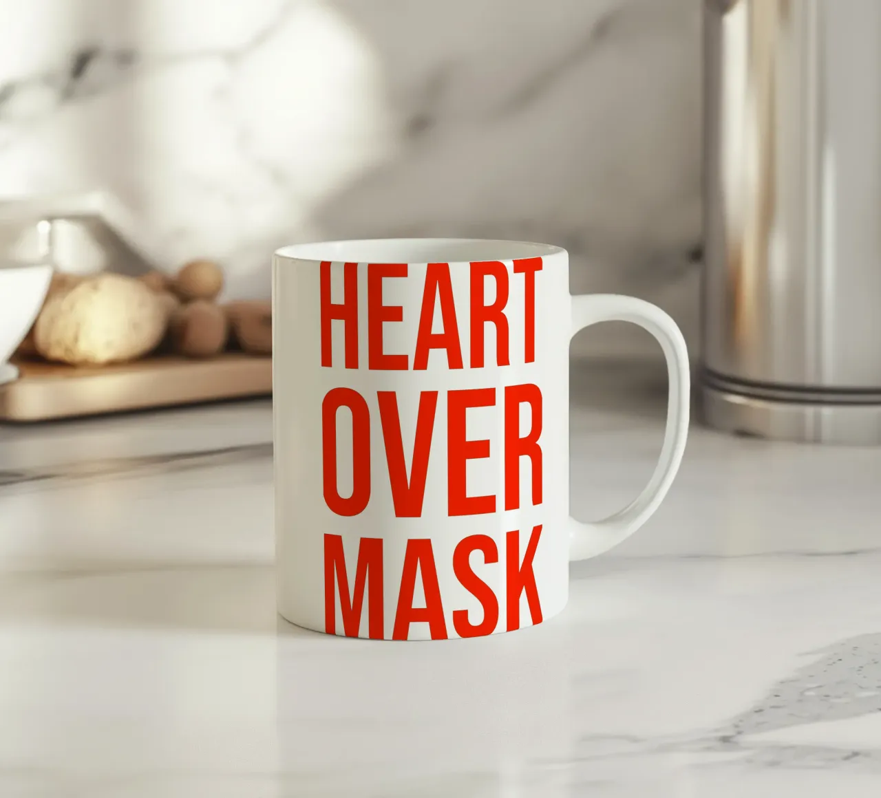 OVER Series- bold letters, brave values (5 colors) tazza in ceramica da OVER SERIES