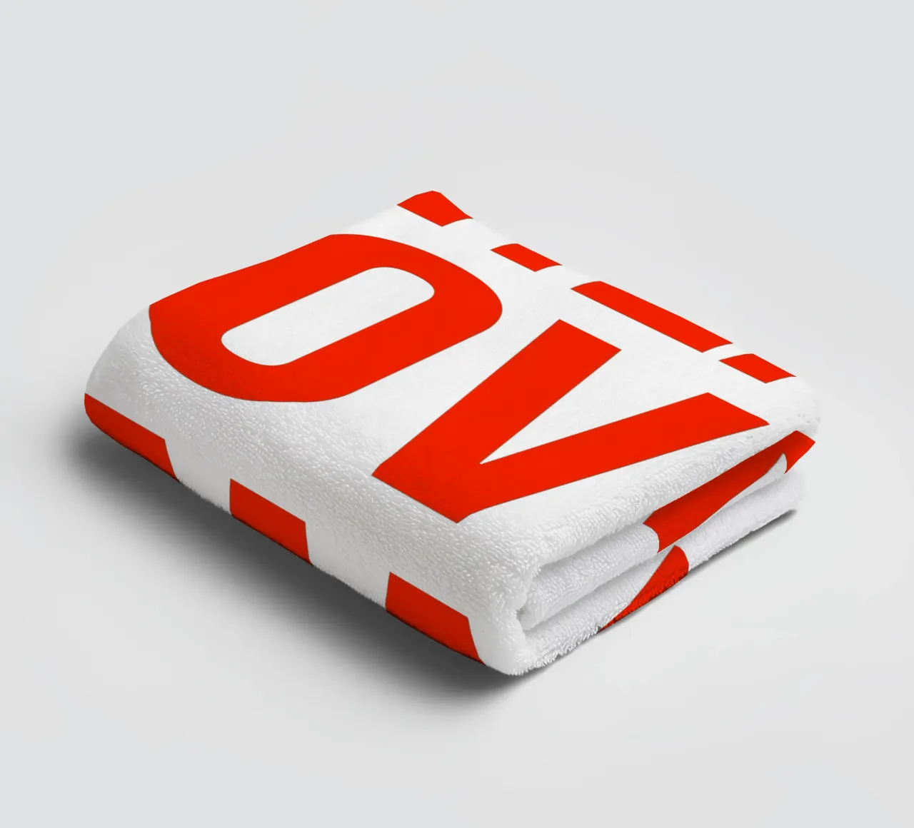 OVER Series- bold letters, brave values (5 colors) asciugamano da bagno da OVER SERIES