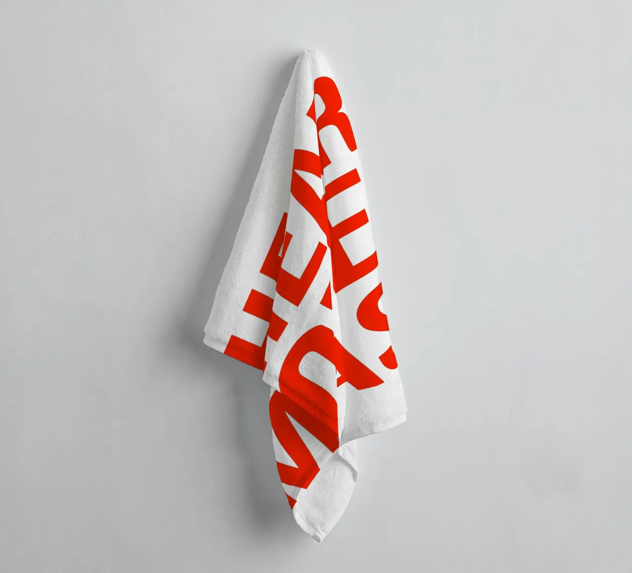 OVER Series- bold letters, brave values (5 colors) asciugamano da bagno da OVER SERIES