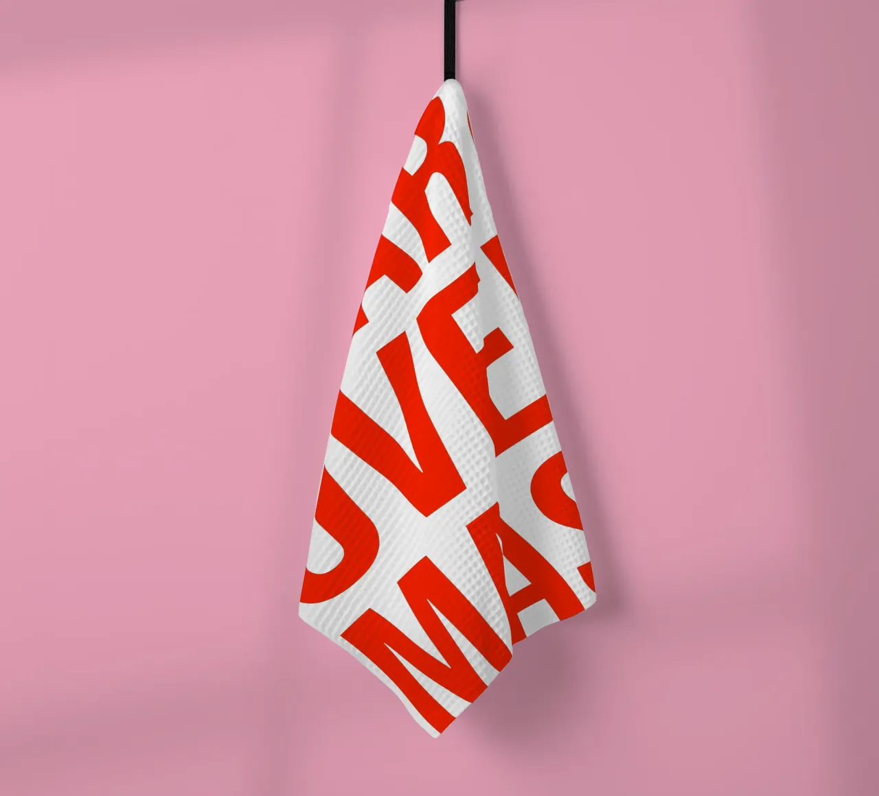 OVER Series- bold letters, brave values (5 colors) canovaccio da cucina da OVER SERIES