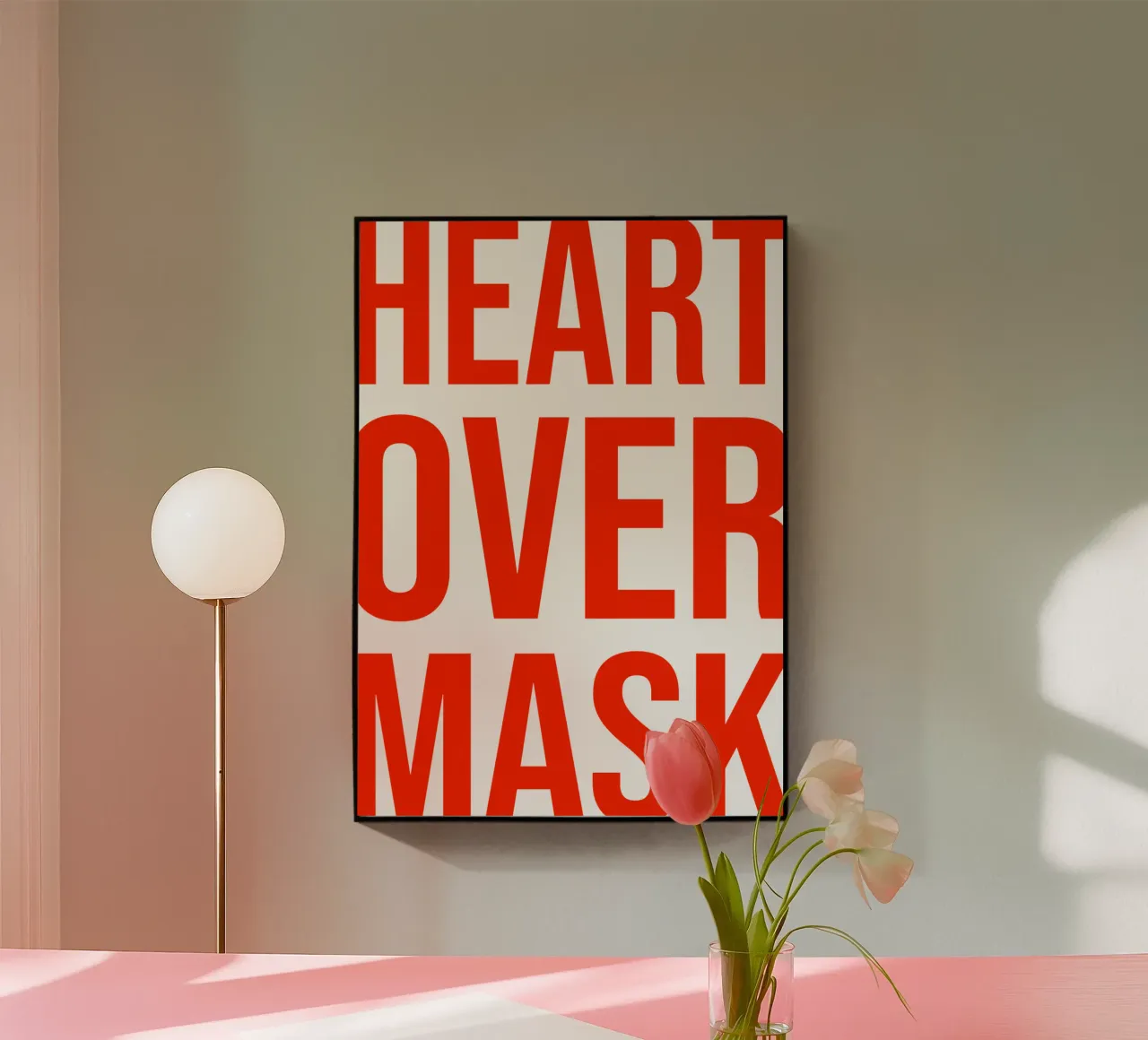 OVER Series- bold letters, brave values (5 colors) plexiglass da OVER SERIES