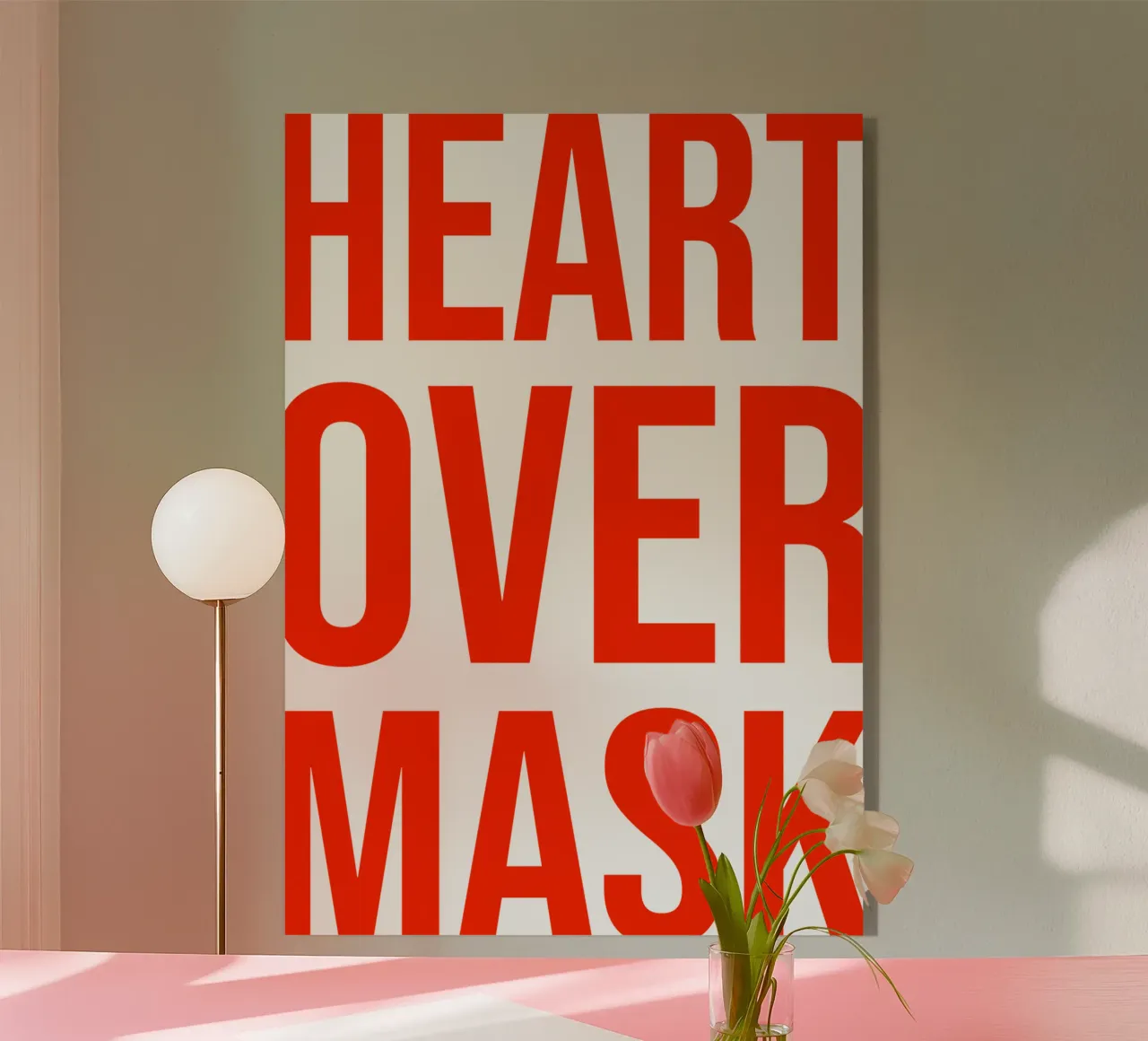 OVER Series- bold letters, brave values (5 colors) plexiglass da OVER SERIES