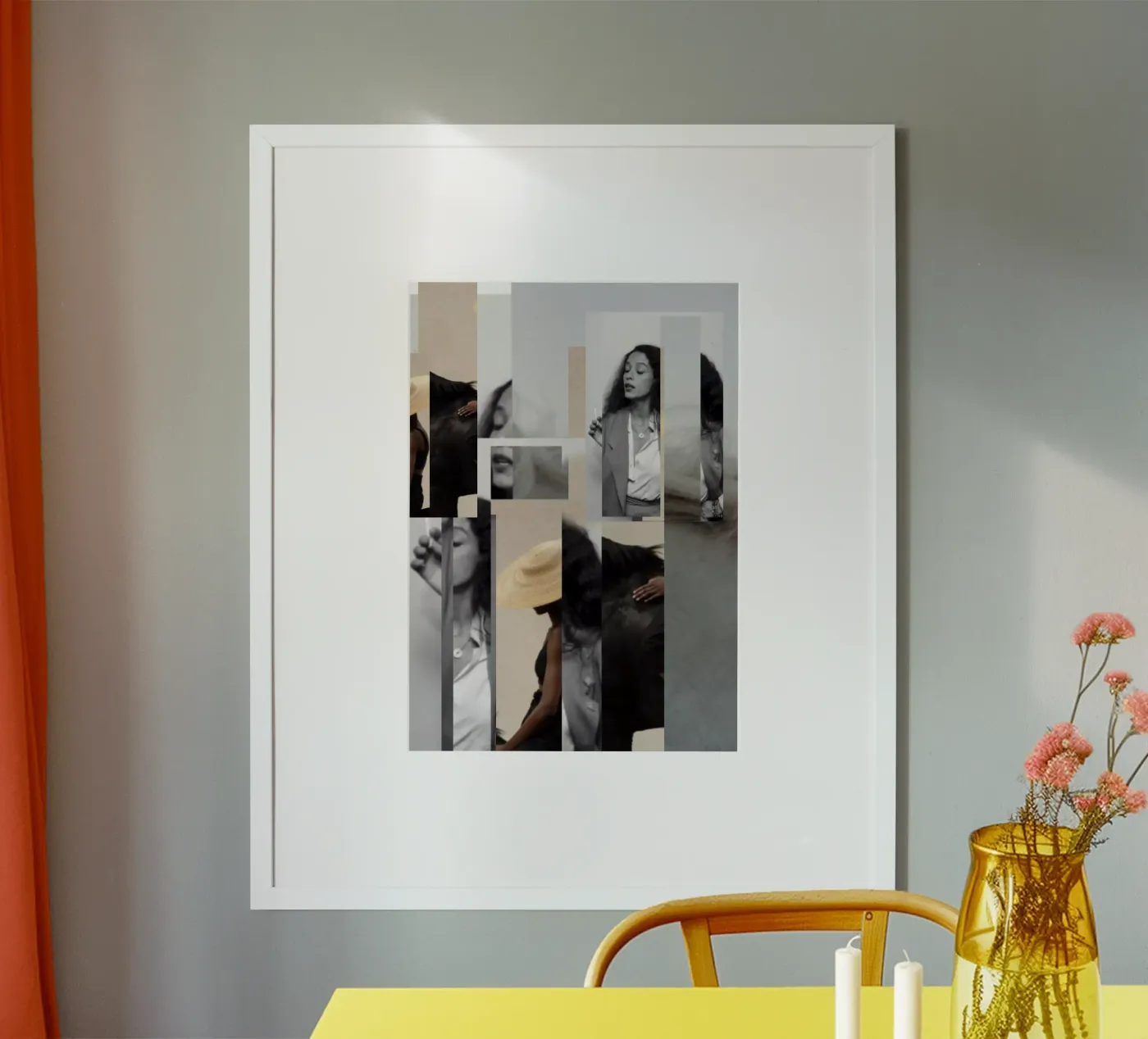 Paard poster van dekonstruktiv