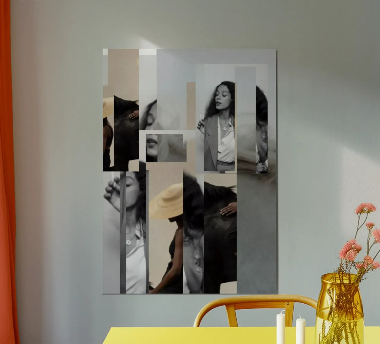 Cavallo poster con telaio in legno da dekonstruktiv