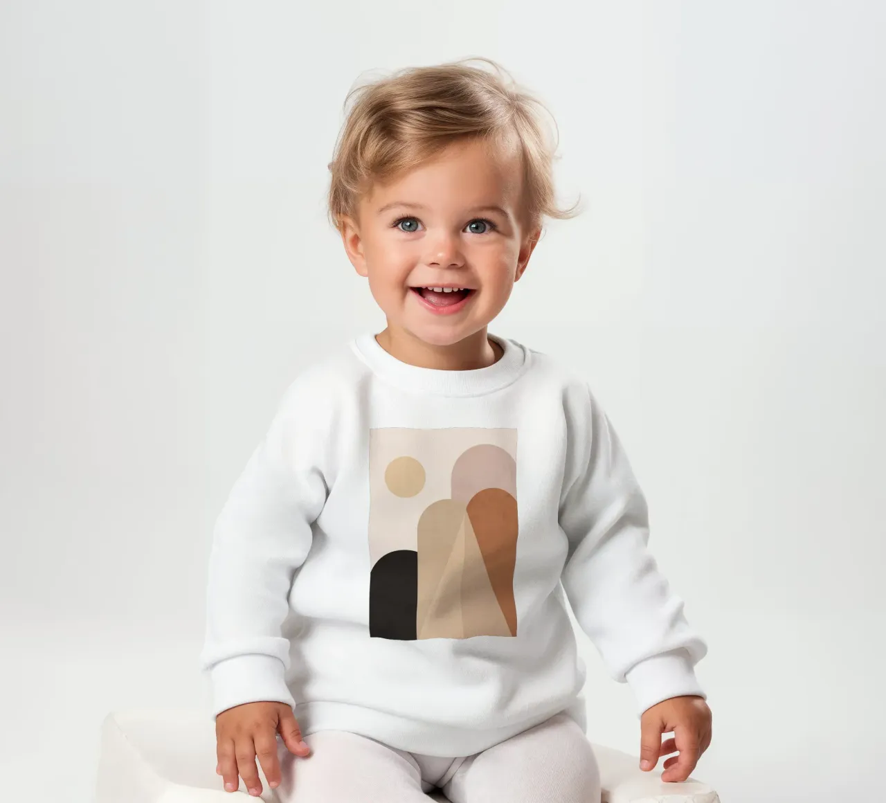 Sole e colline astratte felpa neonato da ThingDesign